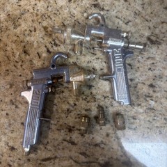 2 Vintage Binks 2001 Paint Spray Guns