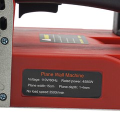 110V Electric Wall Planer Dust-Free Wall Planning Machine Old Wall Renovation