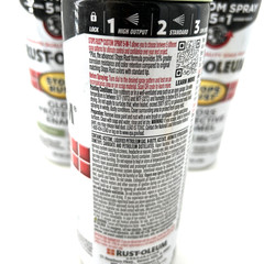 Rust-Oleum 1037129 12 oz Gloss Laurel Green Enamel Spray Paint Lot of 3