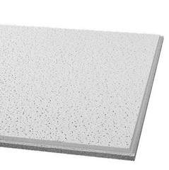 Armstrong 1820A Fine Fissured Ceiling Tile, 24 In W X 24 In L, Angled Tegular,