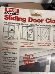 Ryobi Doorman Sliding Door Closer DM50SG Made In USA 1989