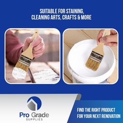 Pro Grade – Chip Brush – Paint Brush Set – 24 Pack – Natural China Bristle