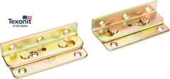 No-Mortise Bed Rail Fittings Complete Set of 4 – Heavy Duty Rust Proof Frame Bra