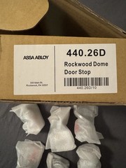 Rockwood 440 US26D Low Dome Floor Door Stop Satin Chrome Box Lot 10 NOS 440.26D