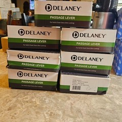 Lot of 7) Delaney Universal CIRA Passage (Hall/Closet) Door Lever L/R