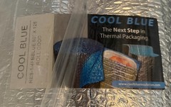 Cool Blue Reflective Insulation Bubble Wrap. 5 Feet X 125 Feet. 625 Sq Ft