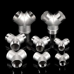 3-Way BSP Male Female Thread Connector Pipe Adapter Fitting Tube A2 1/4″ – 2″