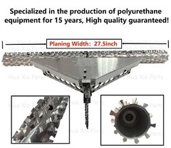 Polyurethane foam motorized planer, Leveling machine 27.5″ 110V（Open Cell）