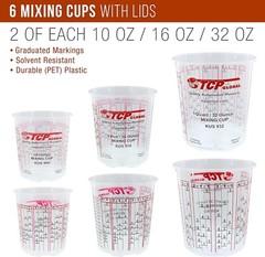 Versatile Paint Mixing Essentials in Durable Cups – 12 Piece Comprehensive Kit