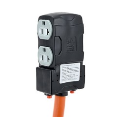 1Pc NEMA 10-50P to 4X 5-20R/15R Power Convert Adapter Fit For Home Workshops