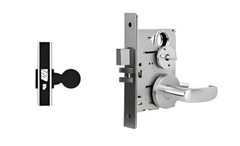 Falcon MA161 QN 626 Satin Chrome Right Hand Door Lock New in Box Napa Escutcheon