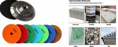 Stone Fabrication Polishing Kit 5″ 21PCS Diamond Pads + Aluminum Backer Holder