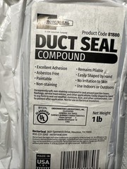 Great Stuff Insulating Foam Sealant and Rector Seal Duct Seal Compound Lot of 3