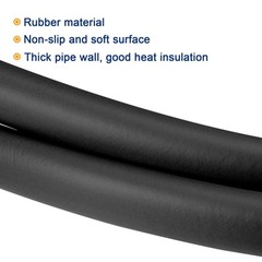 5ft Foam Grip Tubing Handle Grips 36mm ID 6mm Wall Thick 1.5m Black