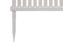 45.5in H x 36.5in W (1 Panel) No Dig Enclo Wilmington White Vinyl Privacy Scr…