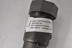 NORMAC Reducer 1″ X 3/4″ 2 Outlet Iron/Nylon Unfinished 406-P-I 100 PSI USA