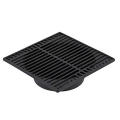 970 Square Grate Spee-D Catch Basin 6 in. Drain Pipes & Fittings, 9 in, Black…