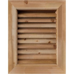 Ekena 12″W x 18″ (17″W x 23″H Frame Size), Western Red Cedar, Unfinished