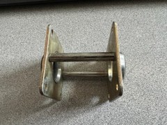 CORBIN RUSSWIN 466F51 ” M ” & ” N ” ESCUTCHEON TRIM ALIGNMENT ADAPTER USED 32D
