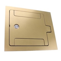 WIREMOLD LEGRAND RFB119BTCBS RFB9 RFB11 SERIES COVER, TILE OR CARPET, FLUSH, BRA