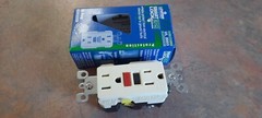 LEVITON 8599-A Smart Lock GFCI Receptacle 110vac Almond 15A