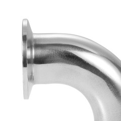 90 Degree Elbow Sanitary Tri Clamp Fitting Adapter A2/A4 Stainless Steel Elbow