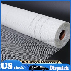 1Mx6M Fibreglass Mesh 160g/m2 For Drywall Plaster Rendering Crack Repair US