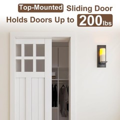 Pocket Door Commercial Grade Hanger Fits Johnson Part Replacemnt, Brush Gold