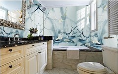 Showcolour 20 Sheets Peel And Stick Backsplash Marble Look 12X12 Self Adhesive