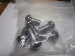 1/2″ X 1 Round Head Plain Finish Solid Rivet QTY 6