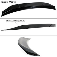 Glossy Black Highkick Duckbill Trunk Spoiler Wing for 16-21 Honda Civic Sedan V3