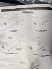 Falcon Commercial Pedestrian Automatic Swing Door 8200 Series, 27″ Pull System