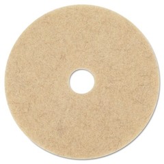 3M 3500 Natural Blend Pad Tan 20 in. Dia. Non Woven 5/Cs-MMM19008, Pack Of 5