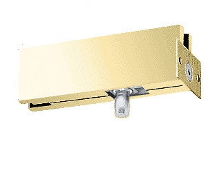 CRL PH34BR Brass Wall Mounted Transom Patch with 1NT300 Insert