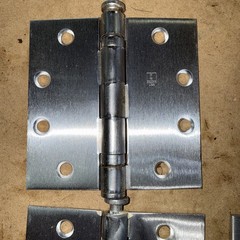 3x Hager Door Hinges BB1279 Full Mortise Ball Bearing Hinge 4.5″ x 4.5″ US 26D