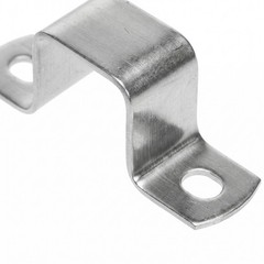 10pcs Stainless Steel Square Pipe Clamp, U-Shaped Bracket Connector for