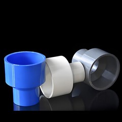 PVC Reducing Straight Connectors Socket Water Pipe Hose Reducer Coupling Adapter