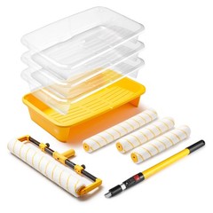 18″ Paint Roller Kit & Extension Pole, & Pole