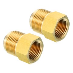 2pcs 5/8″ Female Flare x 3/4″ Male Flare Connectors Brass Adapter Reducing