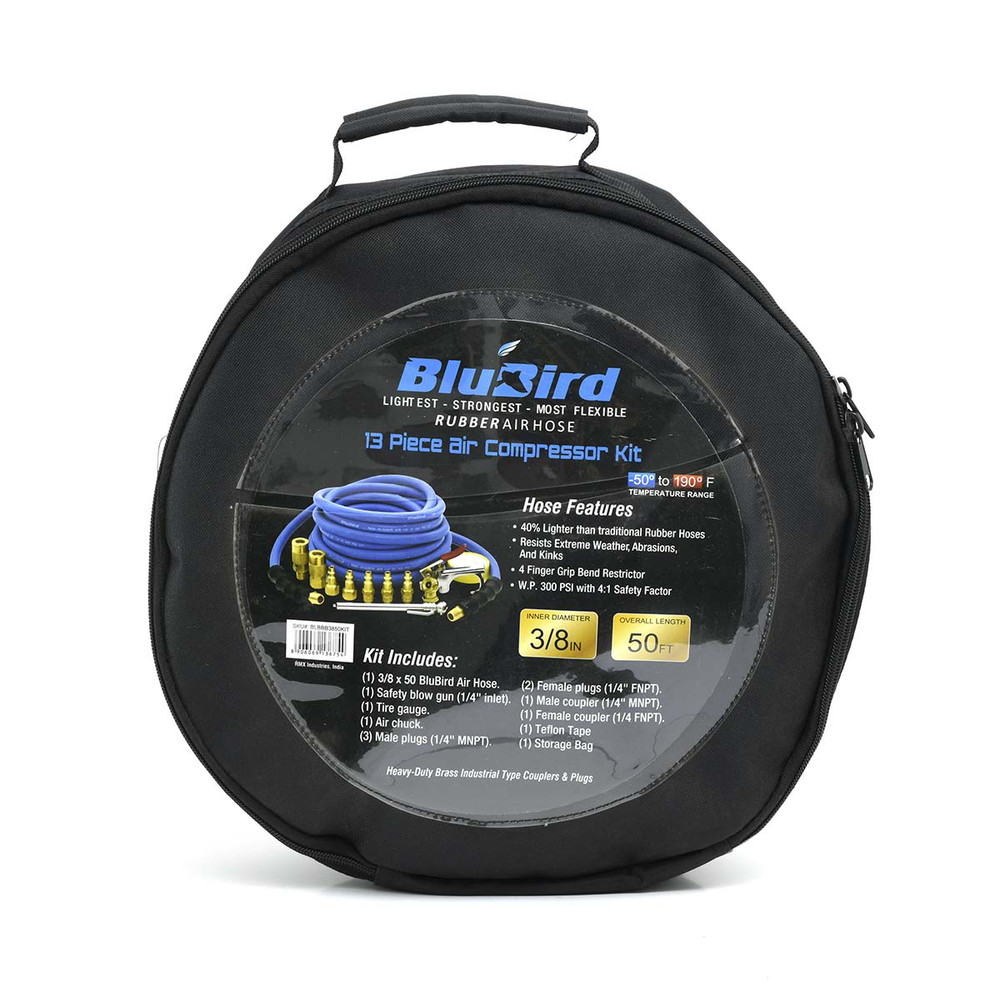 10010385 BluBird BluBird Air Compressor Accessory Kit 3/8″ x 50′ 13
