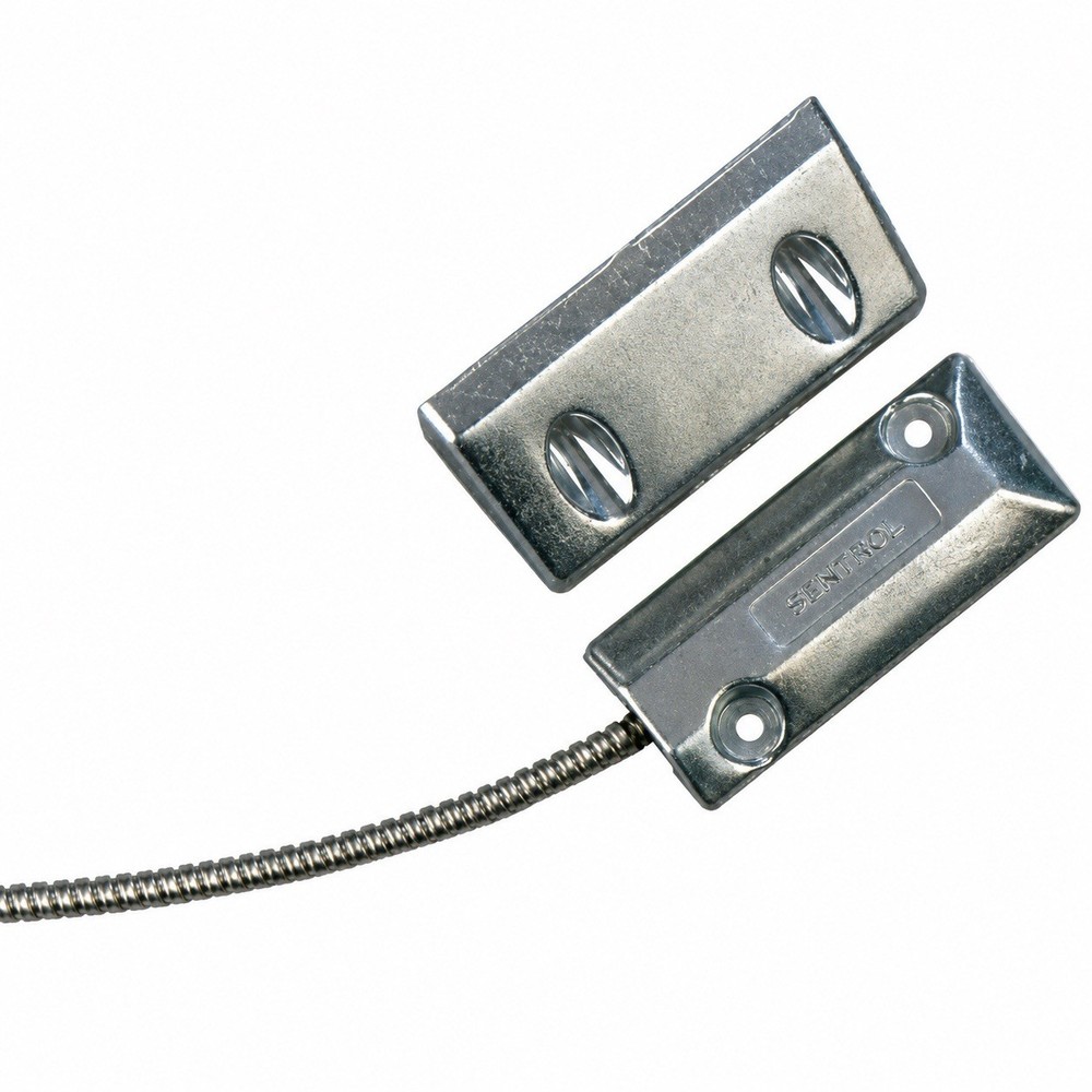 Interlogix 2202A-L Aluminum Overhead Door Contact Switch Armored Cable NEW