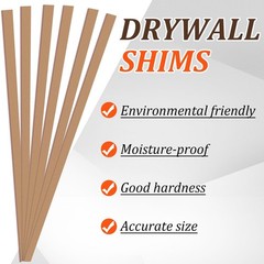 Seajan 100 Drywall Shims Cardboard Wallet Shim Use to Butt Joints and Level B…