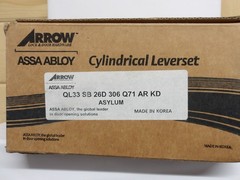 ARROW ASSA ABLOY CYLINDRIAL LEVERSET QL33 SB 26D 306 Q71 AR KD