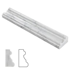 Lovdeco 10 Pcs Carrara Marble Chair Rail Trim Molding Carrara White Marble Trim
