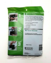 Duck Brand Flexible Slip-On Insulated Soft Outdoor Faucet Cover Black Lot Of 2