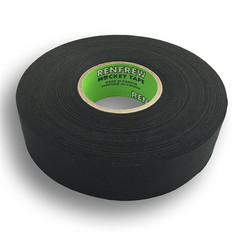 172315 Chaos Safety Supplies Renfrew Cloth Hockey Tape, 1″ (Straight Edge Black