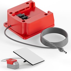 Battery Adapter Compatible with Starlink Mini For Milwaukee Battery, Red