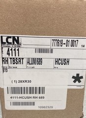 LCN 4111 x EDA x RH x 689 Aluminum Closer