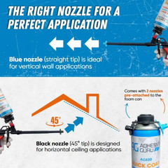 AG930S Insulation Foam All In-1 Set-18 Pack Spray Foam Sealant 32.8 Oz and Foam