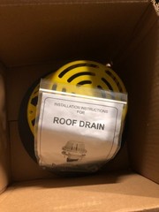 Portals Plus Cast Iron Roof Drain 4″ With Plastic Dome